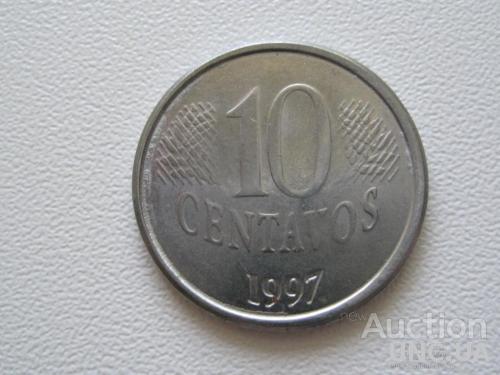 Бразилия 10 сентаво 1997 года #9909