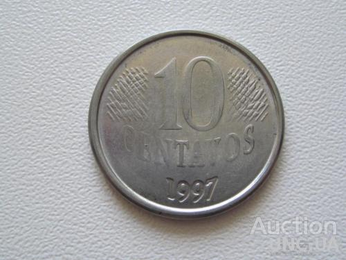 Бразилия 10 сентаво 1997 года #9910