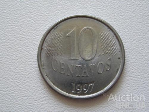 Бразилия 10 сентаво 1997 года #9911