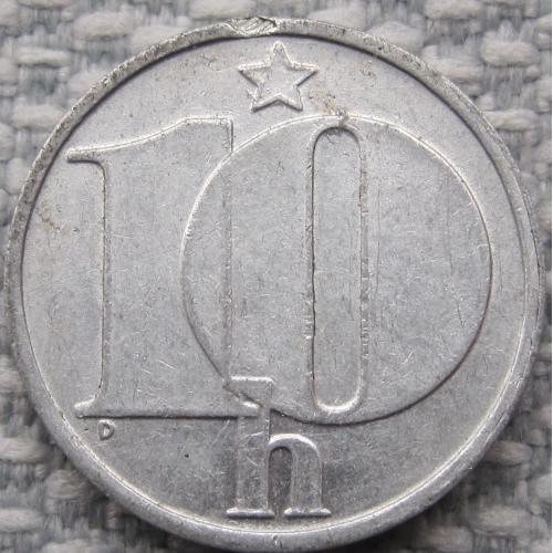 Чехословакия 10 геллеров 1983 года #13190