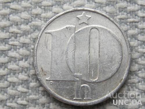 Чехословакия, 10 геллеров 1989 года #716