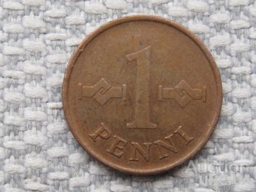 Финляндия 1 пенни 1963 года #1901