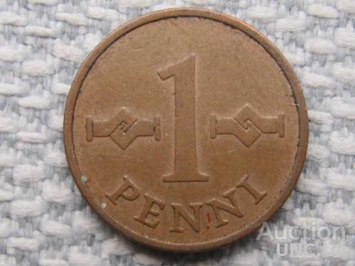 Финляндия 1 пенни 1963 года #1909