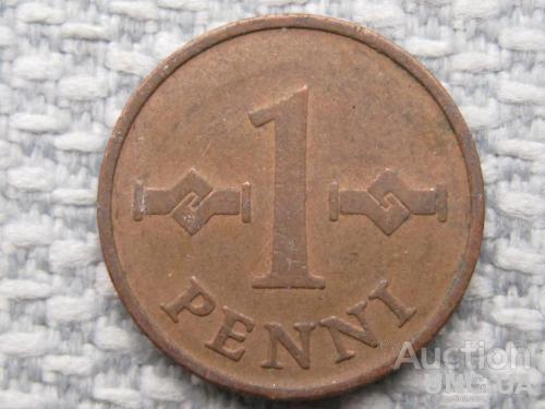 Финляндия 1 пенни 1963 года #1911