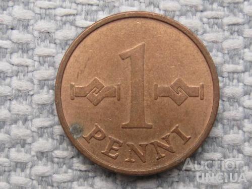 Финляндия 1 пенни 1963 года #1912