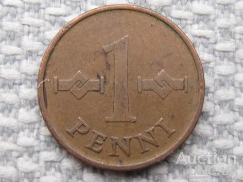 Финляндия 1 пенни 1963 года #1913