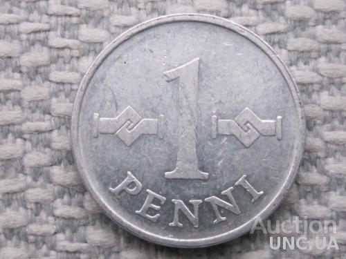 Финляндия 1 пенни 1970 года #1932