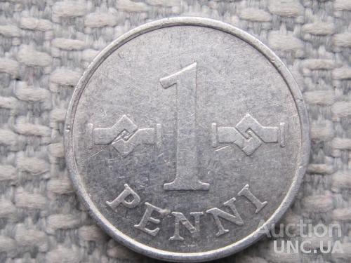 Финляндия 1 пенни 1977 года #1937