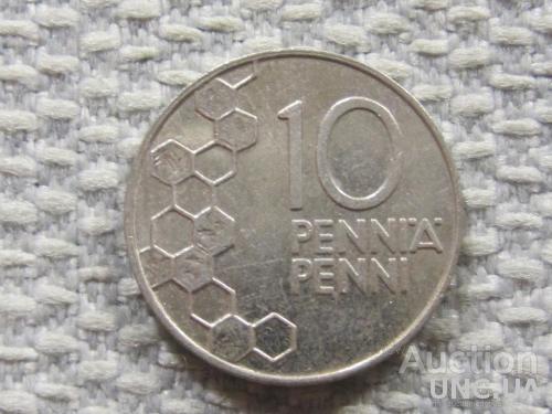 Финляндия 10 пенни 1990 года #4219
