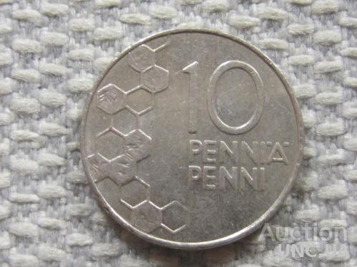 Финляндия 10 пенни 1991 года #4221