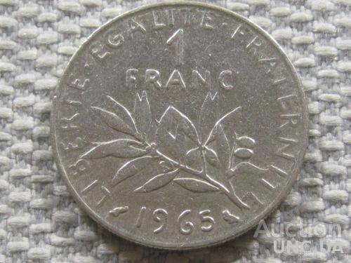 Франция 1 франк 1965 года #3745