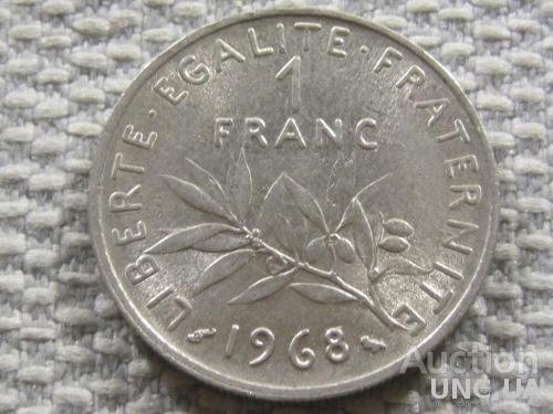 Франция 1 франк 1968 года #3747