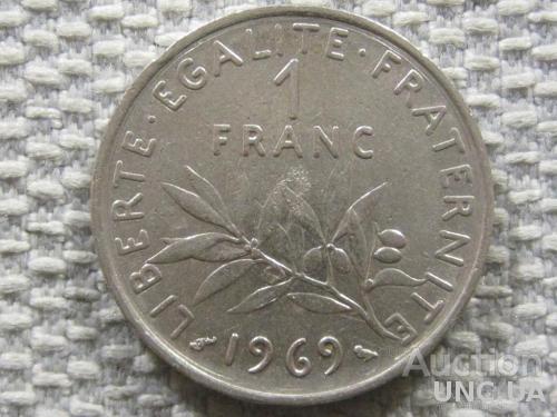 Франция 1 франк 1969 года #4773