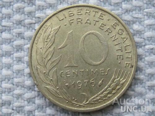 Франция, 10 сантимов 1976 года #1352