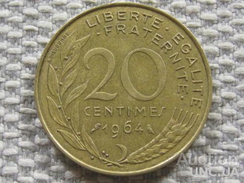 Франция 20 сантимов 1964 года #3715