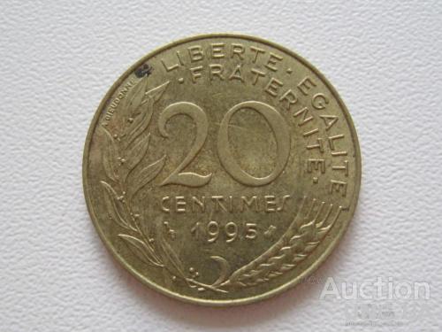 Франция 20 сантимов 1995 года #9789