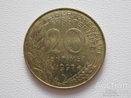 Франция 20 сантимов 1997 года #9816