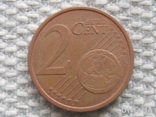 Германия 2 евро цента 2002 года D #5267
