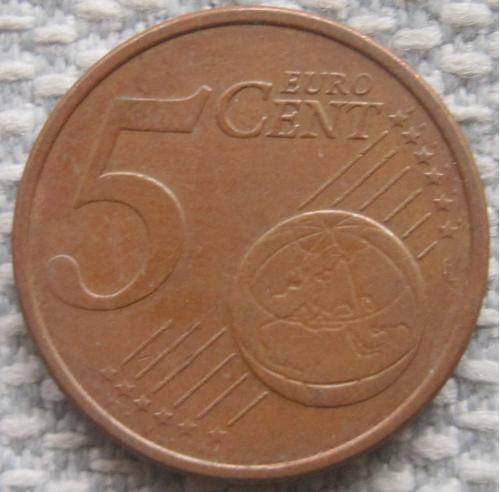 Германия 5 центов 2002 года D #11772