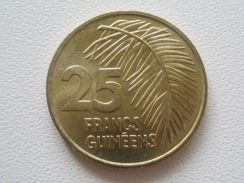 Гвинея 25 франков 1987 года UNC #26845