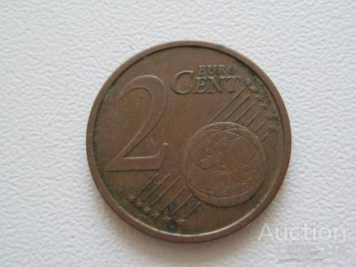 Италия 2 евро цента 2002 года #9543
