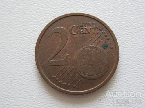 Италия 2 евро цента 2002 года #9544