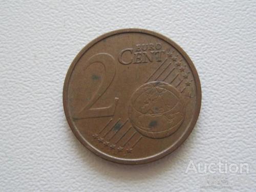 Италия 2 евро цента 2002 года #9545