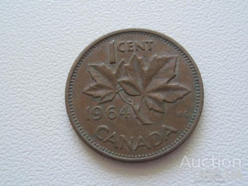 Канада 1 цент 1964 года #9103