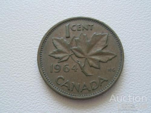 Канада 1 цент 1964 года #9105
