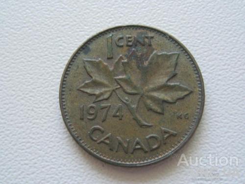 Канада 1 цент 1974 года #9124