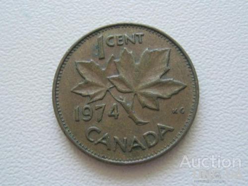 Канада 1 цент 1974 года #9125