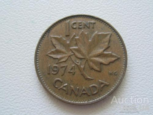Канада 1 цент 1974 года #9126