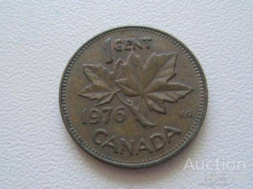 Канада 1 цент 1976 года #9133