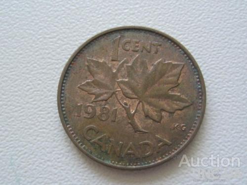 Канада 1 цент 1981 года #9152