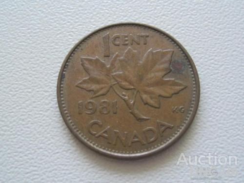 Канада 1 цент 1981 года #9155