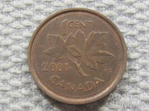 Канада 1 цент 2001 года #3884