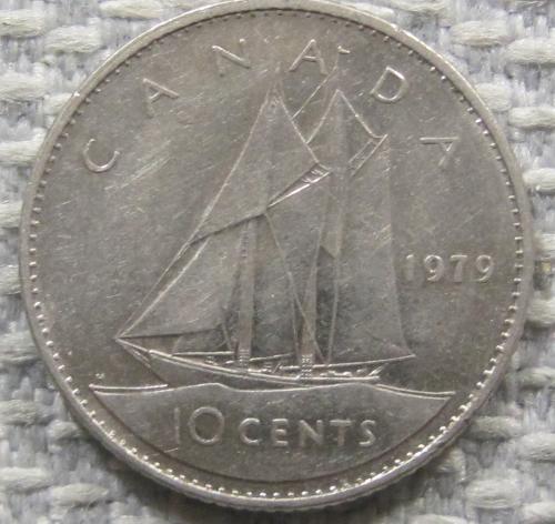 Канада 10 центов 1979 года #12740