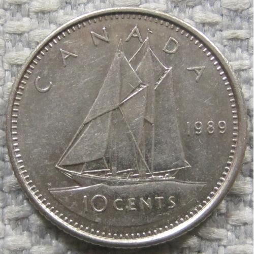 Канада 10 центов 1989 года #12749