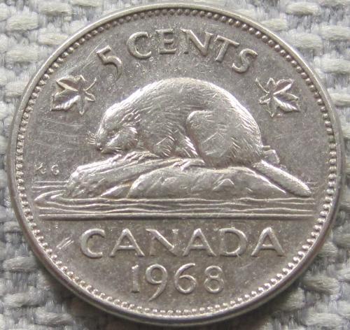 Канада 5 центов 1968 года #12759