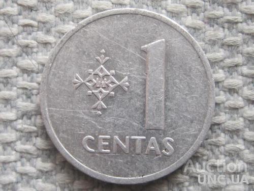 Литва 1 цент 1991 года #5208