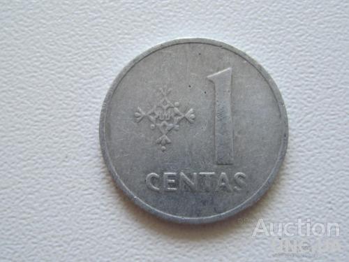 Литва 1 цент 1991 года #9393