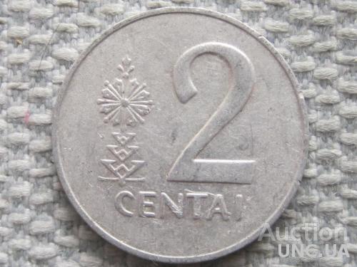 Литва 2 цента 1991 года #5215