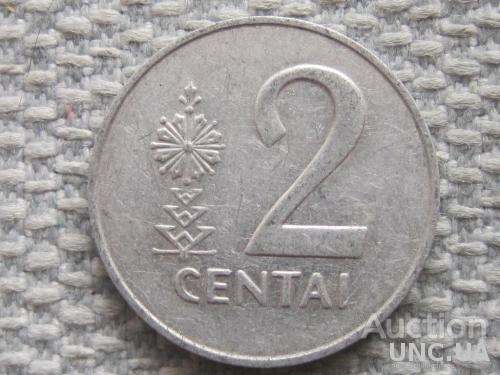Литва 2 цента 1991 года #5216