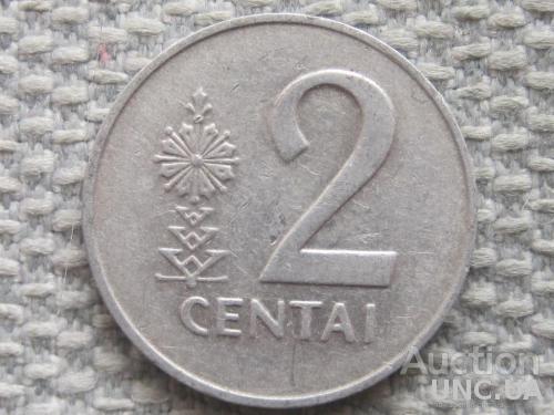 Литва 2 цента 1991 года #5217