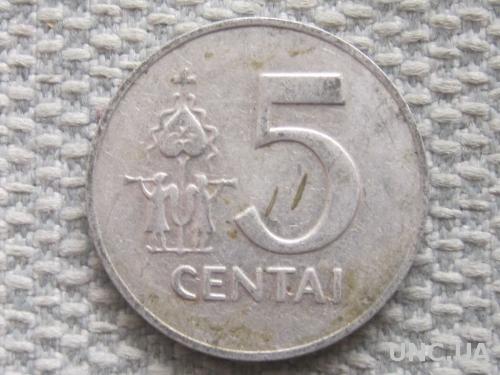 Литва 5 центов 1991 года #5228