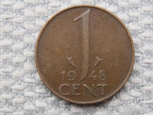 Нидерланды. 1 цент 1948 года #2006