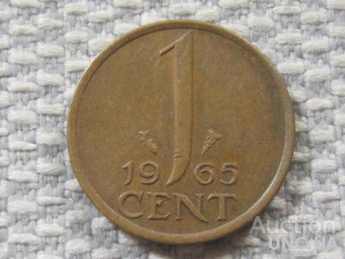 Нидерланды 1 цент 1965 года #3913