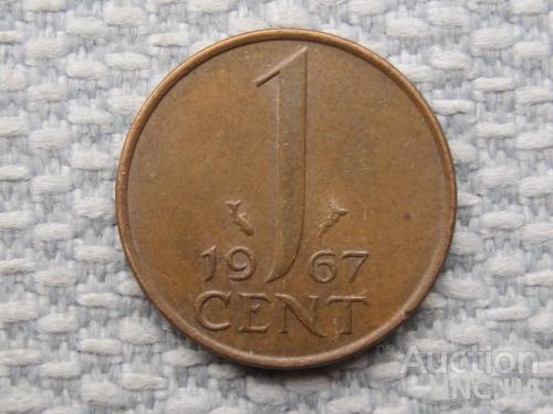 Нидерланды 1 цент 1967 года #2015