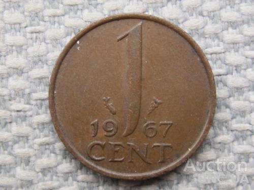Нидерланды 1 цент 1967 года #2016