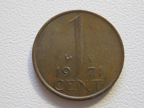 Нидерланды 1 цент 1971 года #35097